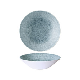 Studio Prints Raku, Coupe Bowl tief Evolve ø 196 mm / 0,75 l Topaz Blue