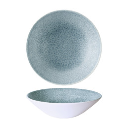 Studio Prints Raku, Coupe Bowl tief Evolve ø 222 mm / 1,10 l Topaz Blue