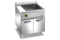 Elektro-Bain-Marie 1 x GN 2/1 H=160 mm Unterbau mit Türen Serie 700