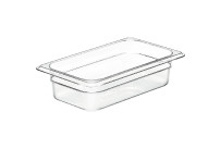 GN-Behälter GN 1/4 265 x 162 x 65 mm Copolymer BPA-frei transparent
