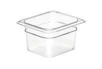 GN-Behälter GN 1/6 176 x 162 x 100 mm Copolymer BPA-frei transparent