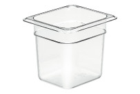 GN-Behälter GN 1/6 176 x 162 x 150 mm Copolymer BPA-frei transparent