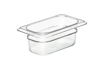 GN-Behälter GN 1/9 176 x 108 x 65 mm Copolymer BPA-frei transparent