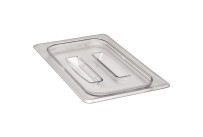 GN-Deckel GN 1/4 265 x 162 mm mit Griff o. Aussparung Copolymer BPA-frei transp.