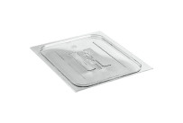 GN-Deckel GN 1/6 176 x 162 mm mit Griff o. Aussparung Copolymer BPA-frei transp.