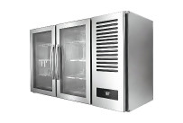 Wandhängeschrank mit 2 Glas-Flügeltüren 275,00 l gekühlt