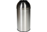 Recyclingbehälter mit Einwurföffnung 40 l, Edelstahl