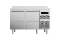 Kühltisch GN 1/1, 4 Schubladen, Korpushöhe 650 mm, ohne Arbeitsplatte