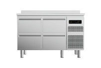 Kühltisch GN 1/1, 4 Schubladen, Korpushöhe 700 mm, ohne Arbeitsplatte