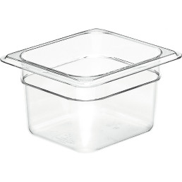 GN-Behälter GN 1/6 176 x 162 x 100 mm Copolymer BPA-frei transparent