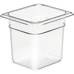 GN-Behälter GN 1/6 176 x 162 x 150 mm Copolymer BPA-frei transparent