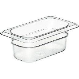 GN-Behälter GN 1/9 176 x 108 x 65 mm Copolymer BPA-frei transparent