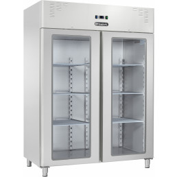 Kühlschrank mit Glastür, 1400 l, GN 2/1