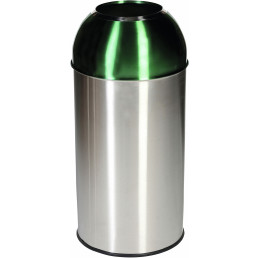 Recyclingbehälter mit Einwurföffnung 40 l, grün