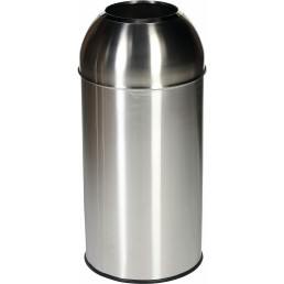 Recyclingbehälter mit Einwurföffnung 40 l, Edelstahl