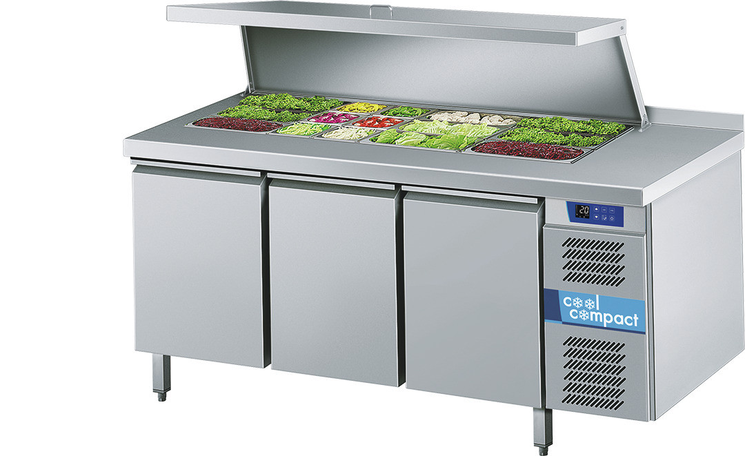 Saladette 3 Turen Je 8 X Gn 1 1 Mit Aufkantung Hinten Gunther 360 Online Mehr Als Nur Ein Shop