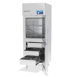 Kühlschrank GN 2/1 Baureihe 570 2-türig mit 3 Zügen 720 x 840 x 2050