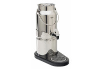 Milchkanne 3,00 l mit Deckel + Non-Drip-Hahn
