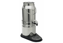 Milchkanne 5,00 l mit Deckel + Non-Drip-Hahn