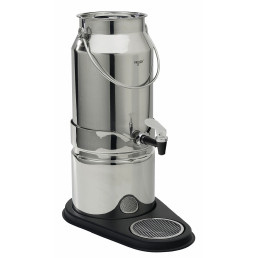 Milchkanne 5,00 l mit Deckel + Non-Drip-Hahn