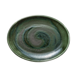 Perfect Match, Coupplatte oval 253 x 189 mm Avocado