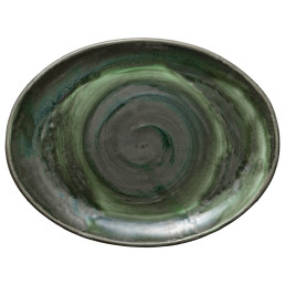 Perfect Match, Coupplatte oval 308 x 239 mm Avocado