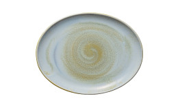 Perfect Match, Coupplatte oval 361 x 281 mm Breeze