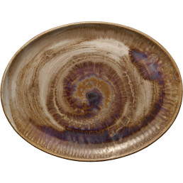 Perfect Match, Coupplatte oval 361 x 281 mm Oyster