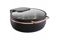 Chafing Dish Induction Plus rund ø 390 mm / schwarz / kupfer