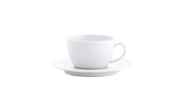 Pronto, Café au lait Tasse ø 115 mm / 0,40 l weiß