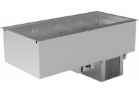 Umluft-Einbaukühlwanne steckerfertig / für 4 x GN 1/1