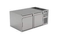 Kühltisch 2 Abteile UBE 2-46-2T MFR
