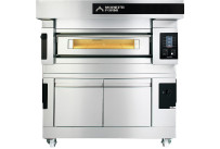 Elektro-Pizzaofen Moretti 1 Backkammer für 8 x Pizza 350 mm