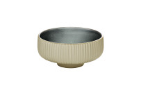 Nara, Bowl rund Relief ø 160 mm / 0,71 l grau