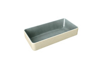 Nara, Schale tief eckig 180 x 90 mm / 0,42 l grau