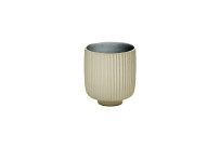 Nara, Becher ohne Henkel Relief ø 80 mm / 0,32 l grau