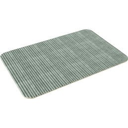 Nara, Platte eckig Relief 300 x 180 mm grau
