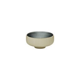 Nara, Dip-Schälchen rund Relief ø 80 mm / 0,12 l grau