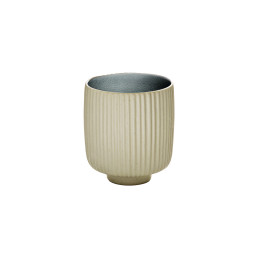 Nara, Becher ohne Henkel Relief ø 80 mm / 0,32 l grau