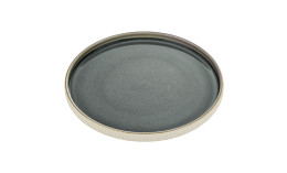 Nara, Teller flach rund Relief ø 270 mm / 0,58 l grau
