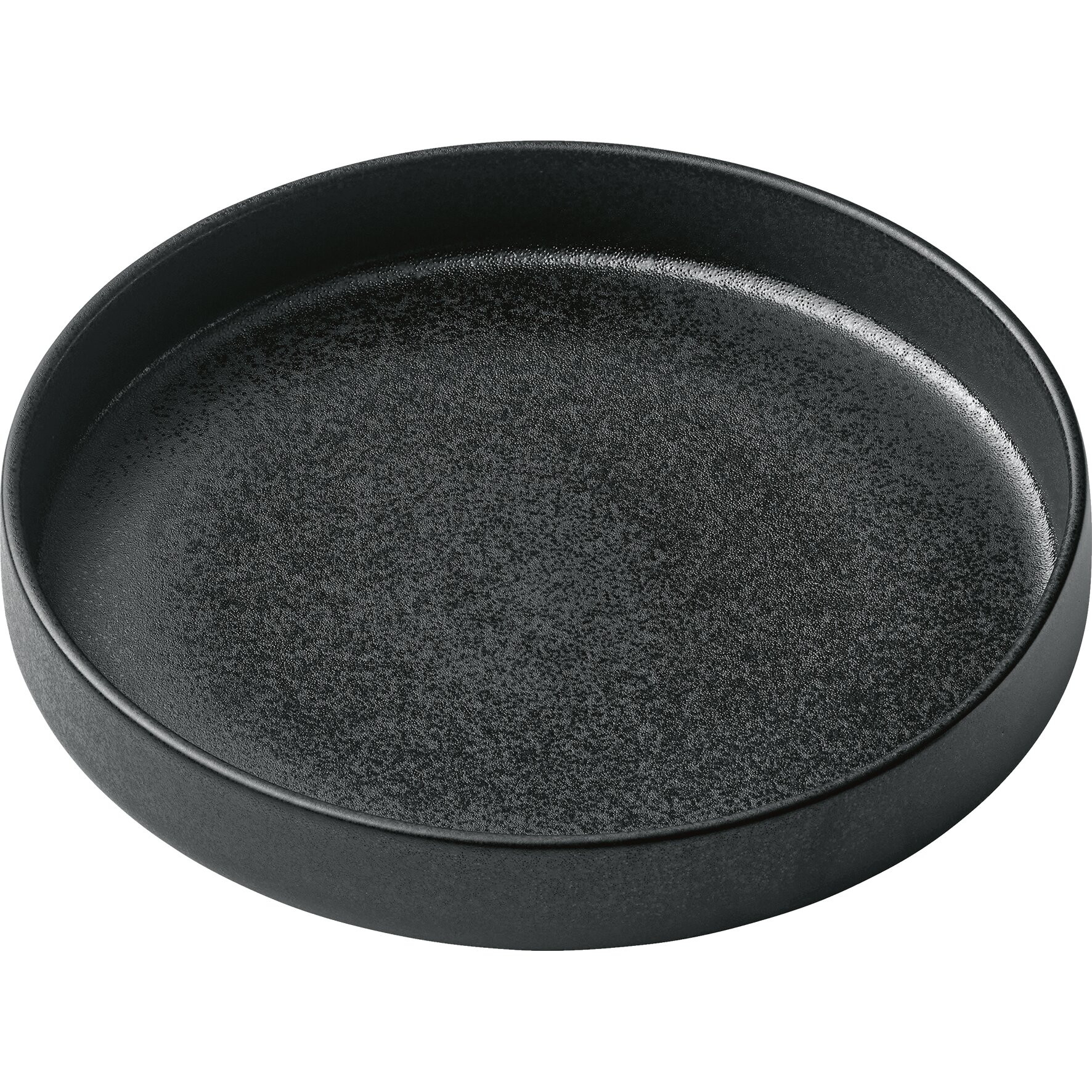 Nara, Teller tief rund hoher Rand ø 240 mm / 1,30 l schwarz - Playground, Nara Schwarz - Geschirrserien - Geschirr - Gedeckter Tisch
