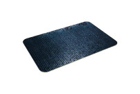 Nara, Platte eckig Relief 300 x 180 mm schwarz