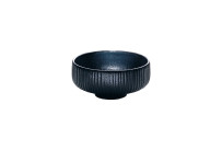 Nara, Bowl rund Relief ø 120 mm / 0,33 l schwarz