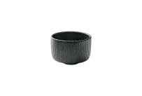 Nara, Becher Relief ø 97 mm / 0,30 l schwarz