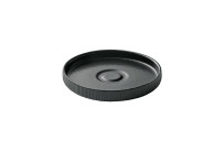 Nara, Untertasse rund Relief ø 150 mm schwarz