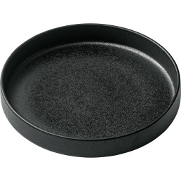 Nara, Teller tief rund hoher Rand ø 240 mm / 1,30 l schwarz
