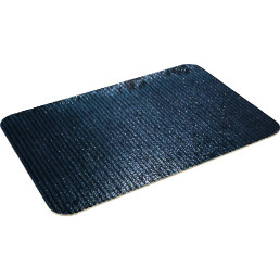 Nara, Platte eckig Relief 300 x 180 mm schwarz