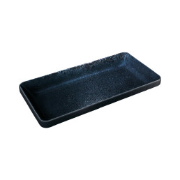 Nara, Schale flach eckig 180 x 90 mm / 0,18 l schwarz