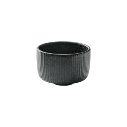 Nara, Becher Relief ø 97 mm / 0,30 l schwarz