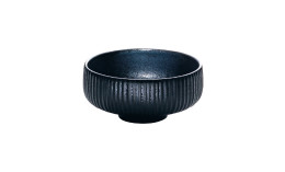 Nara, Bowl rund Relief ø 160 mm / 0,71 l schwarz